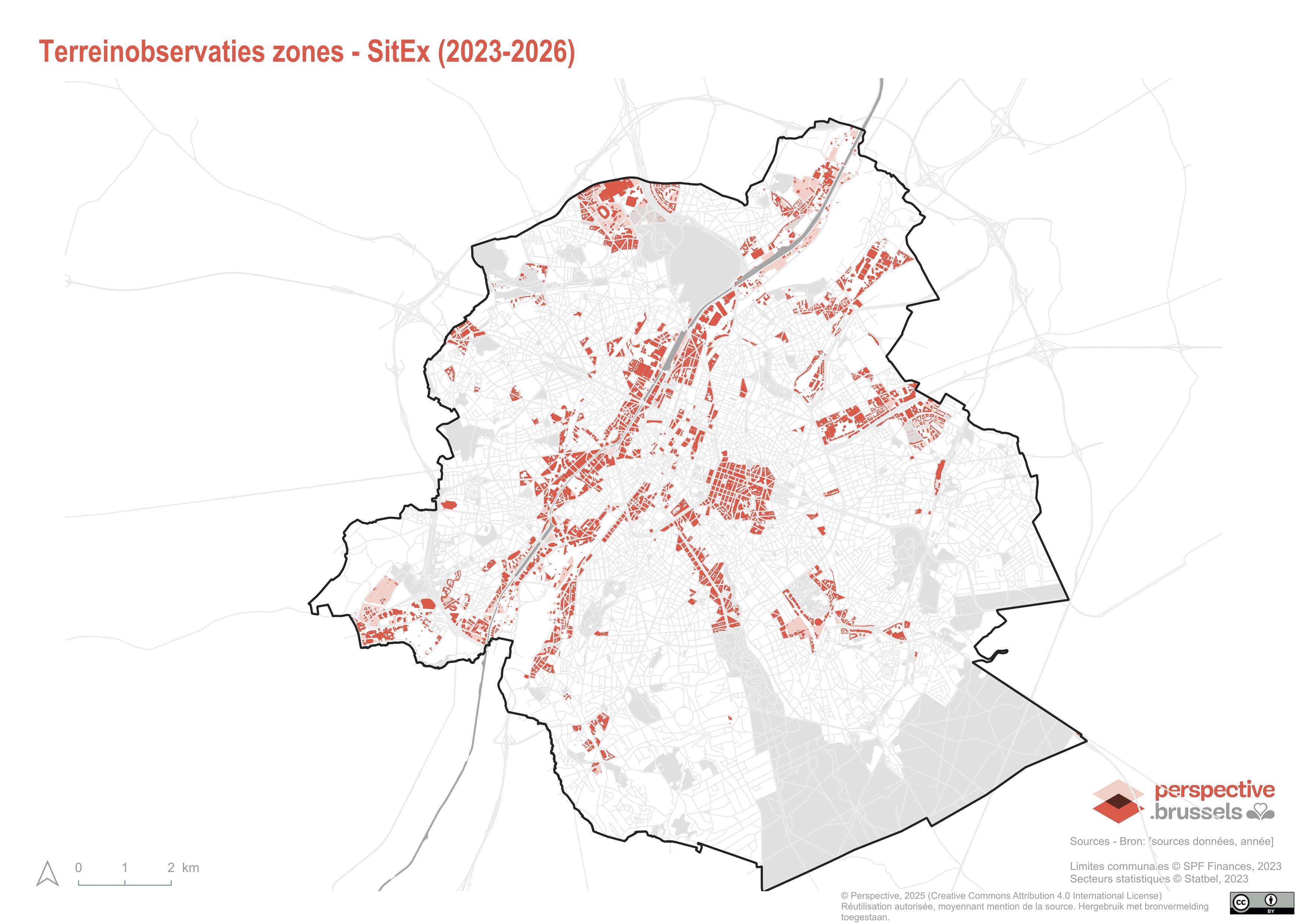 De SitEx-inventarisatie is gebaseerd op terreinwaarnemingen binnen de OGSO,GGB, SGG en strategische gebieden.